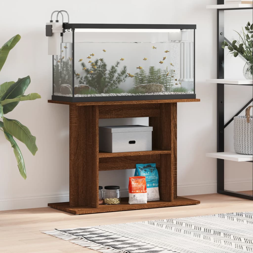 Support Pour Aquarium Bois D'ingénierie
