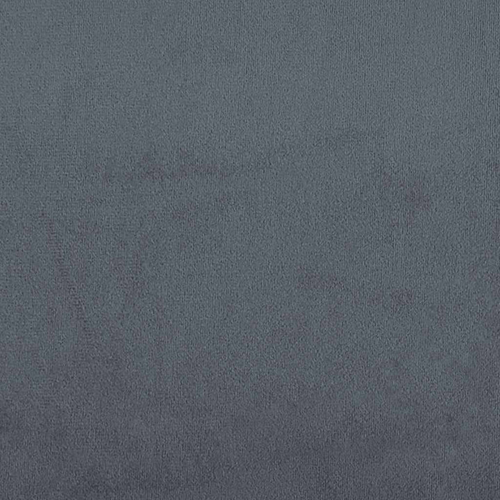 Lit De Jour Avec Gigogne Et Tiroirs 90X190Cm Velours Gris Foncé