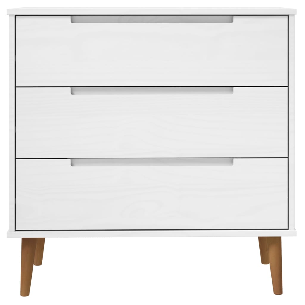 Commode Molde 80X40X80 Cm Bois De Pin Massif