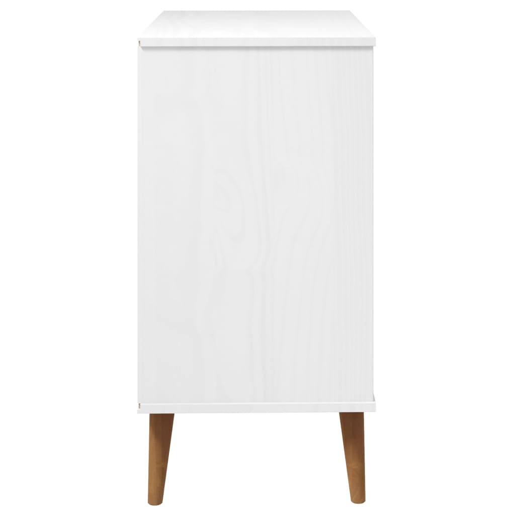 Commode Molde 80X40X80 Cm Bois De Pin Massif
