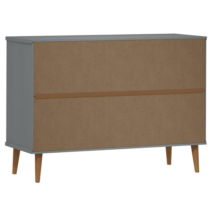 Commode Molde 113X40X80 Cm Bois De Pin Massif