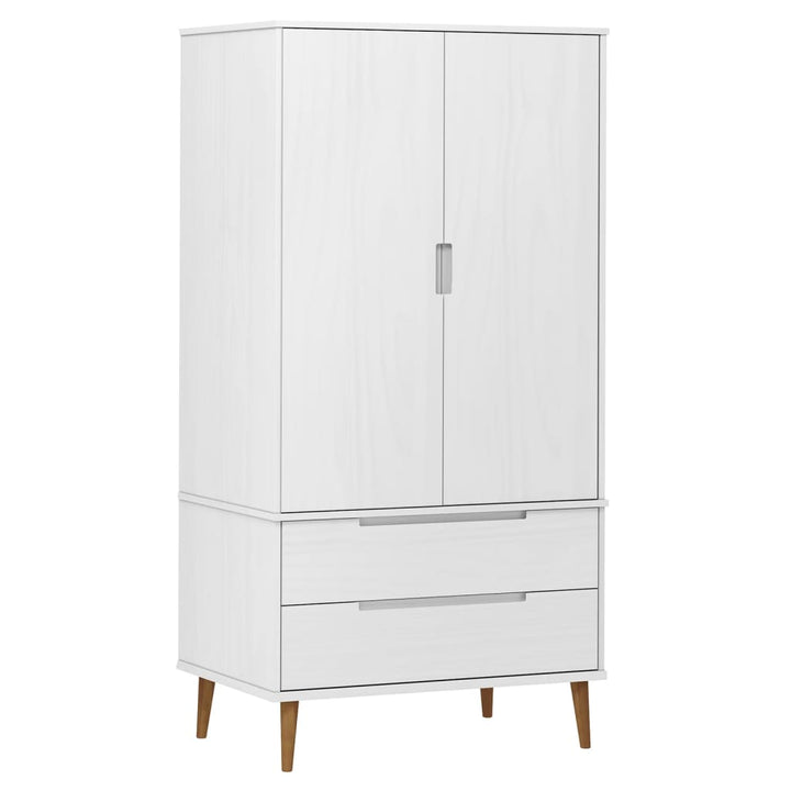 Garde-Robe Molde 90X55X175 Cm Bois Massif De Pin