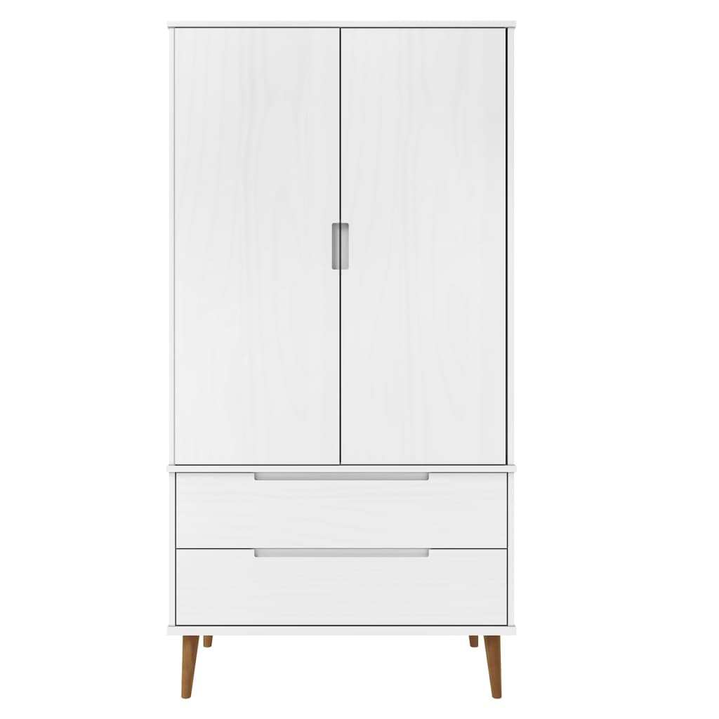 Garde-Robe Molde 90X55X175 Cm Bois Massif De Pin
