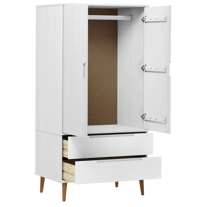 Garde-Robe Molde 90X55X175 Cm Bois Massif De Pin