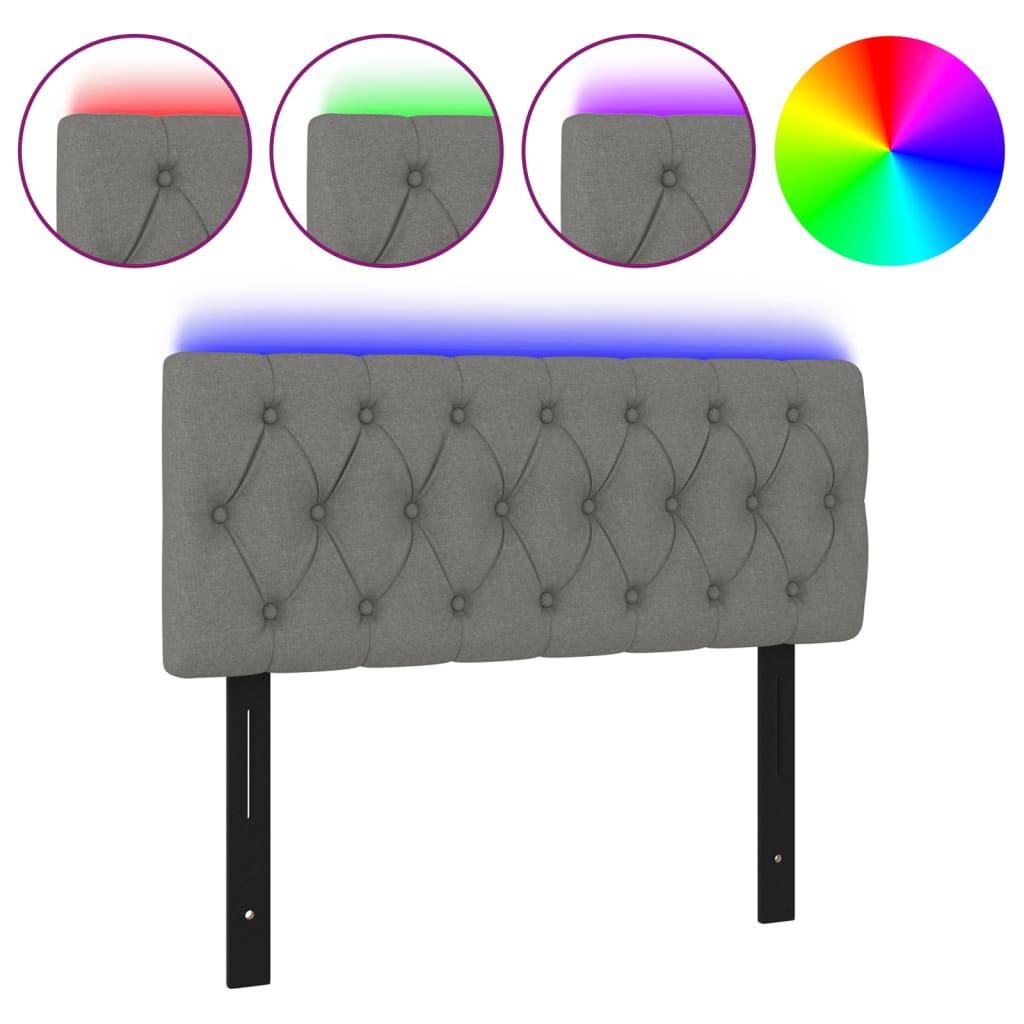 Tête De Lit À Led Tissu