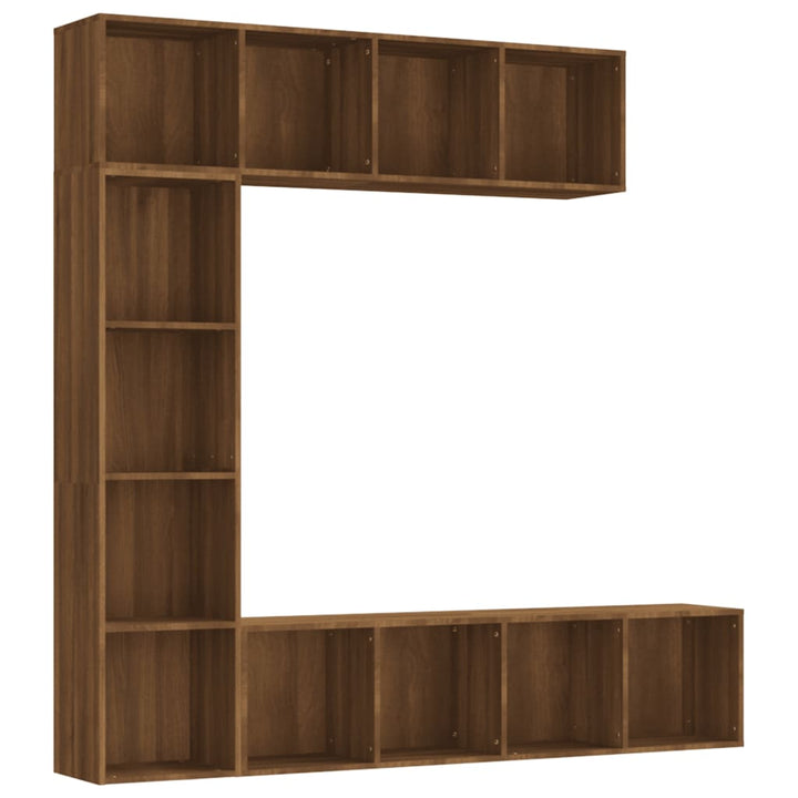 Ensemble Bibliothèque/Meuble Tv 3 Pcs 180X30X180Cm