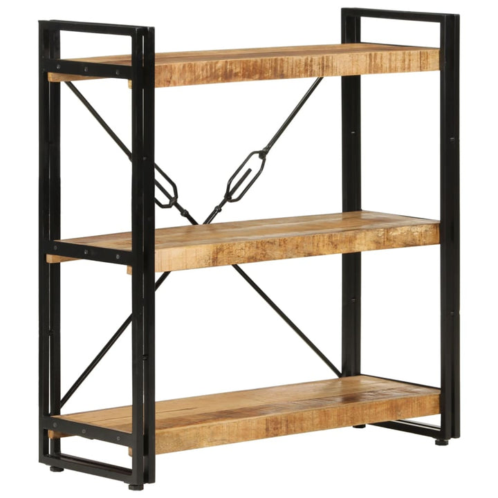 Bibliothèque 5 Niveaux 90X30X Bois Solide De Récupération Marron