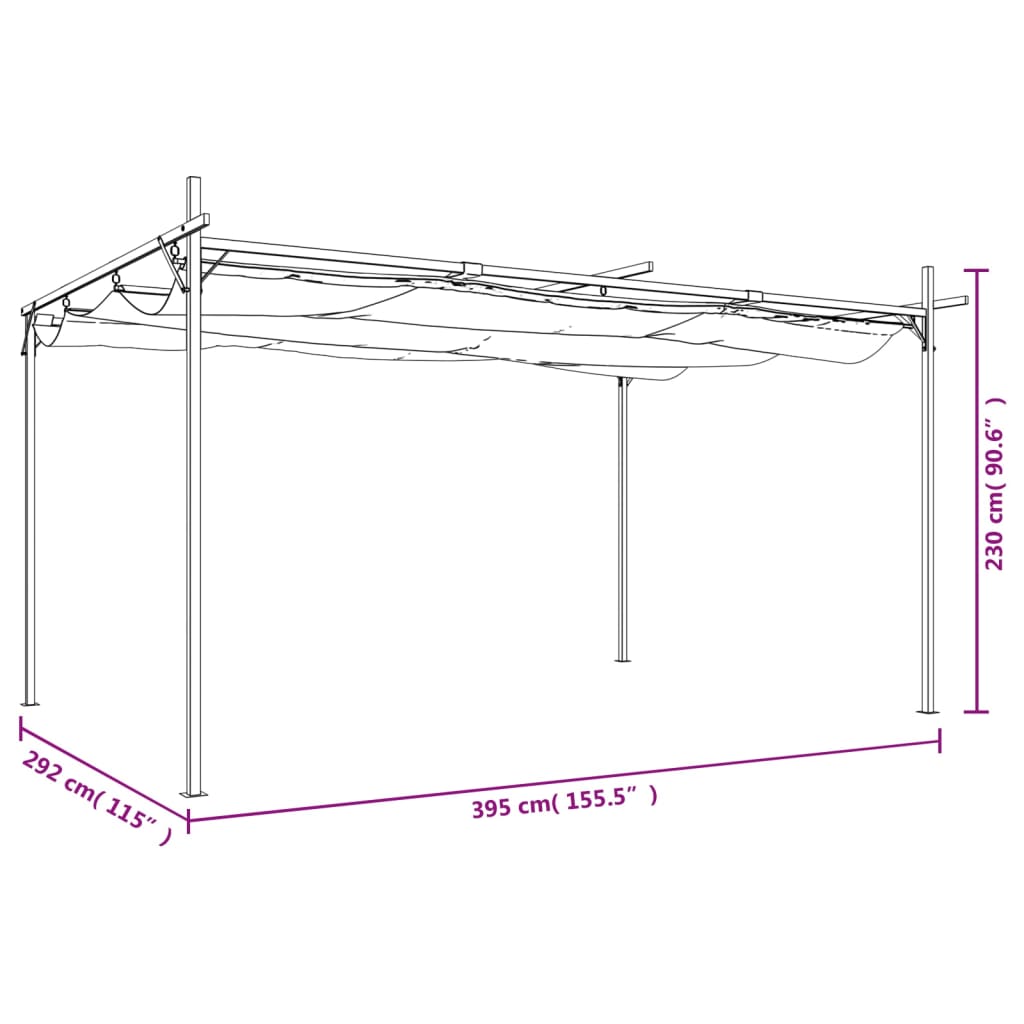 Pergola Avec Toit Rétractable