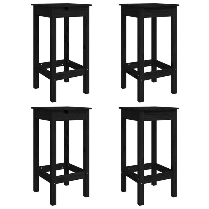 Ensemble De Bar De Jardin 5 Pcs Bois De Pin Massif