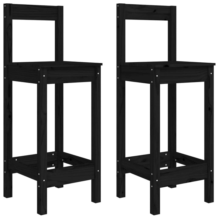 Ensemble De Bar De Jardin 3 Pcs Bois De Pin Massif