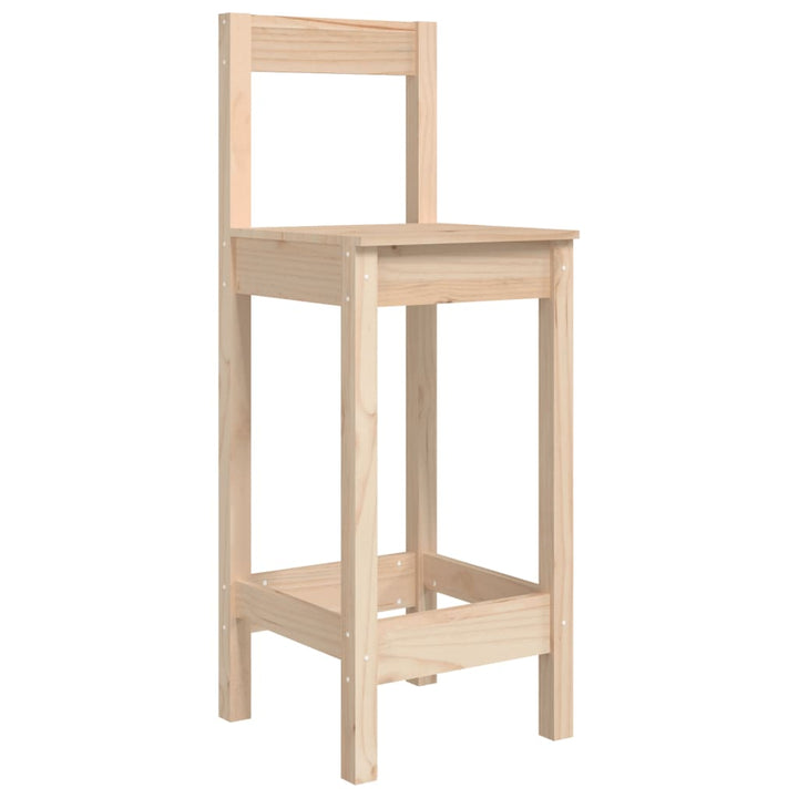 Ensemble De Bar De Jardin 5 Pcs Bois De Pin Massif