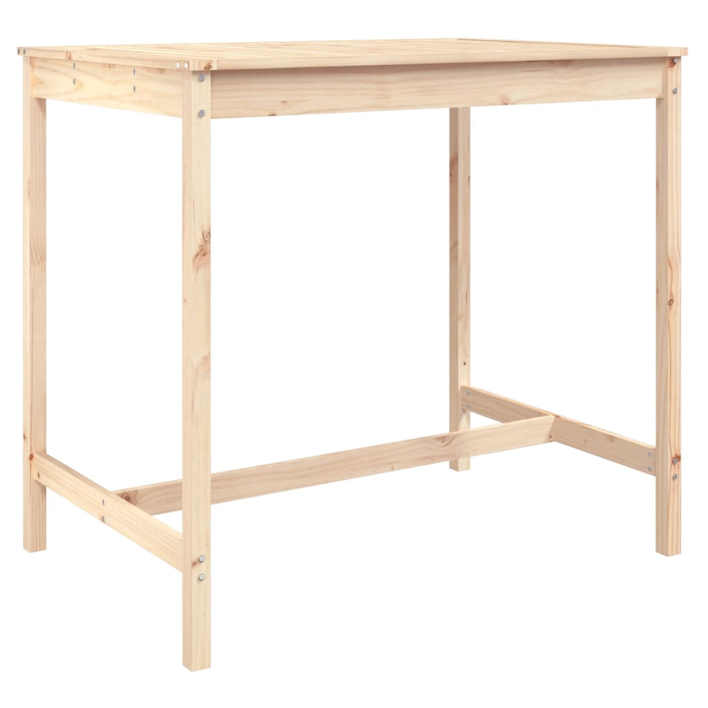 Ensemble De Bar De Jardin 5 Pcs Bois De Pin Massif