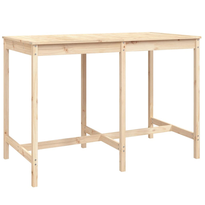 Ensemble De Bar De Jardin 7 Pcs Bois De Pin Massif