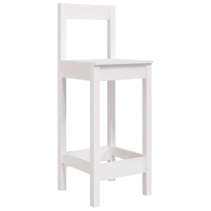 Ensemble De Bar De Jardin 7 Pcs Bois De Pin Massif