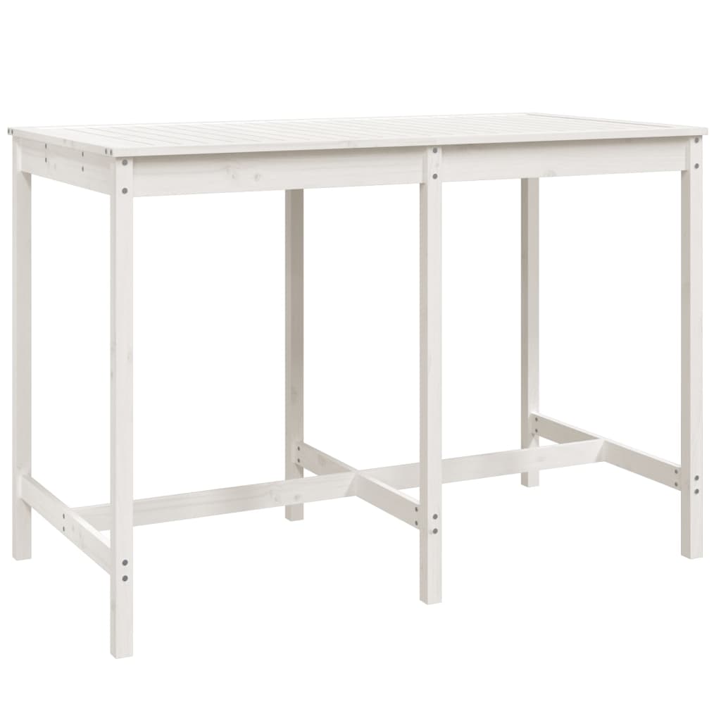Ensemble De Bar De Jardin 7 Pcs Bois De Pin Massif