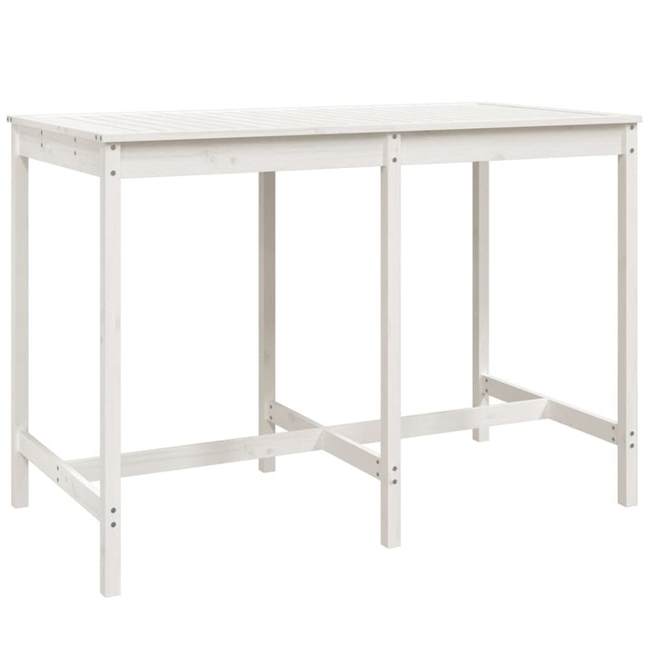 Ensemble De Bar De Jardin 7 Pcs Bois De Pin Massif