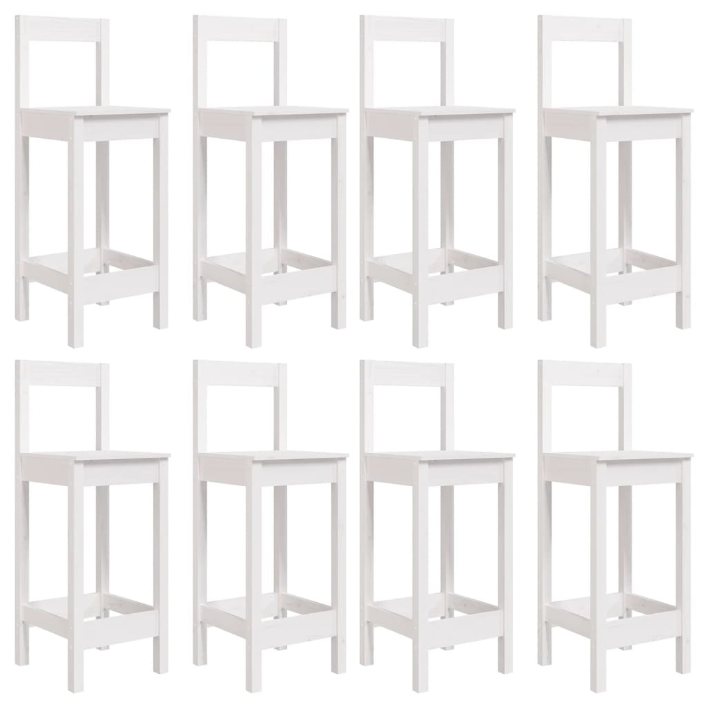 Ensemble De Bar De Jardin 9 Pcs Bois De Pin Massif