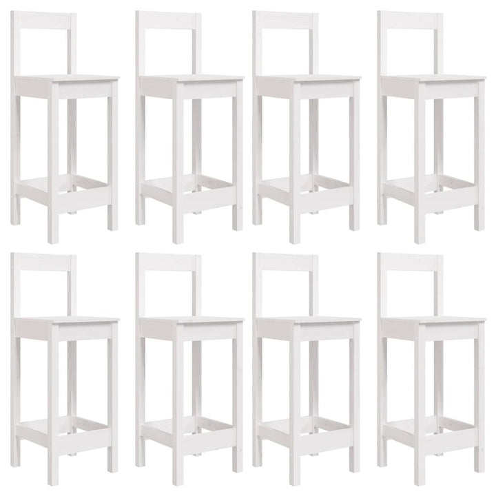 Ensemble De Bar De Jardin 9 Pcs Bois De Pin Massif