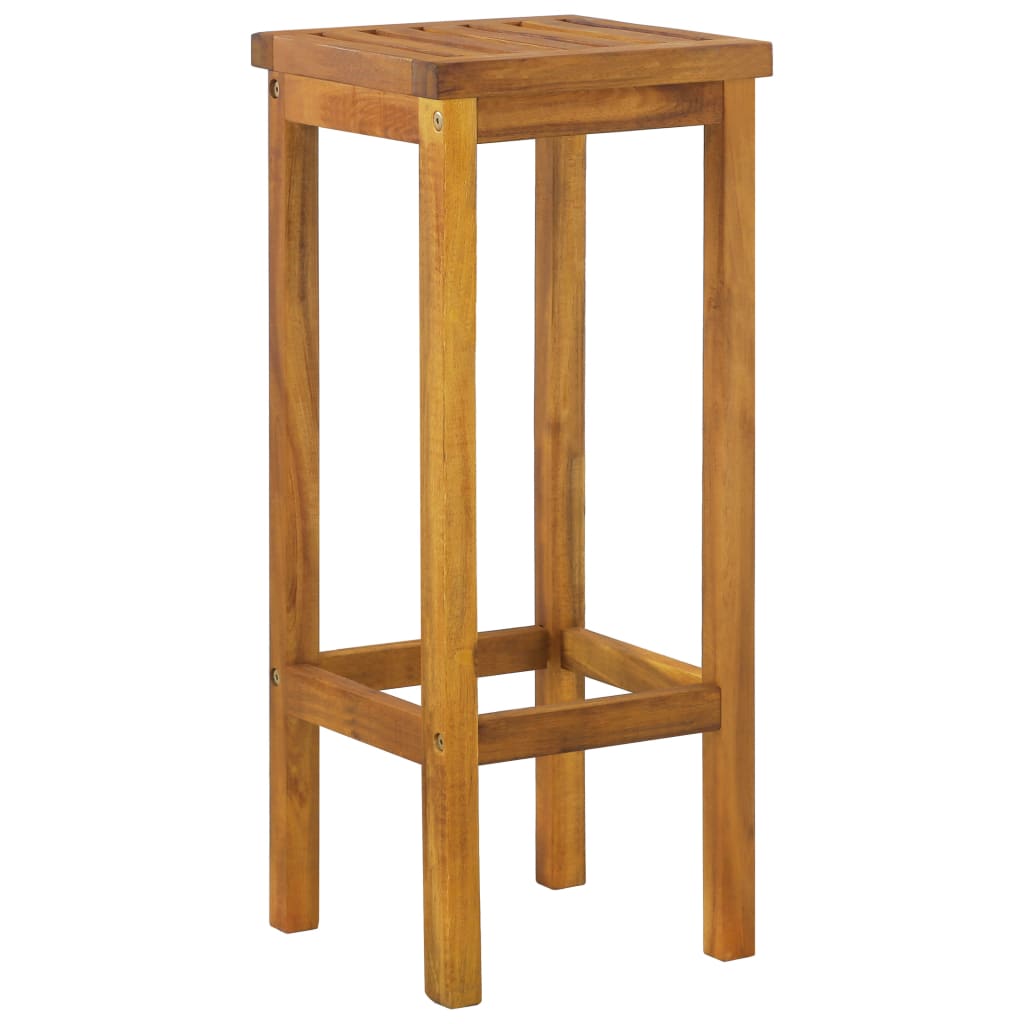 Ensemble De Bar De Jardin 5 Pcs Bois D'acacia Solide