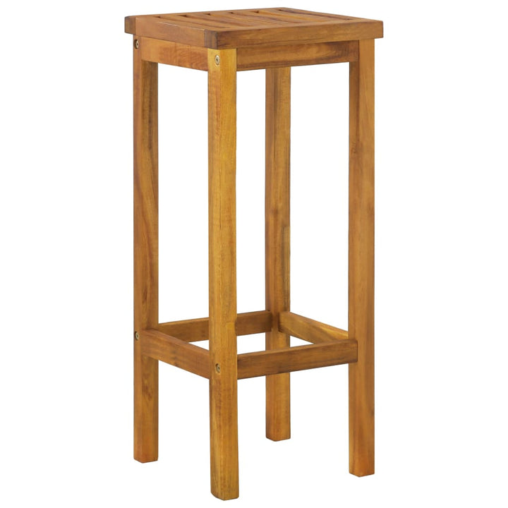Ensemble De Bar De Jardin 5 Pcs Bois D'acacia Solide