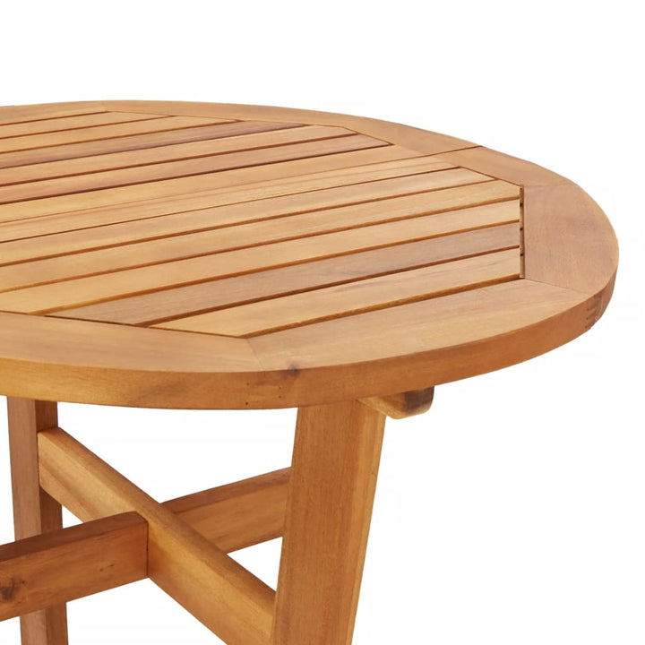 Ensemble De Bar De Jardin 5 Pcs Bois D'acacia Solide