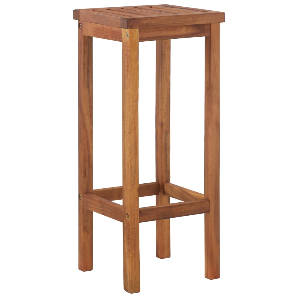 Ensemble De Bar De Jardin 7 Pcs Bois D'acacia Solide