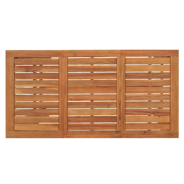 Ensemble De Bar De Jardin 7 Pcs Bois D'acacia Solide