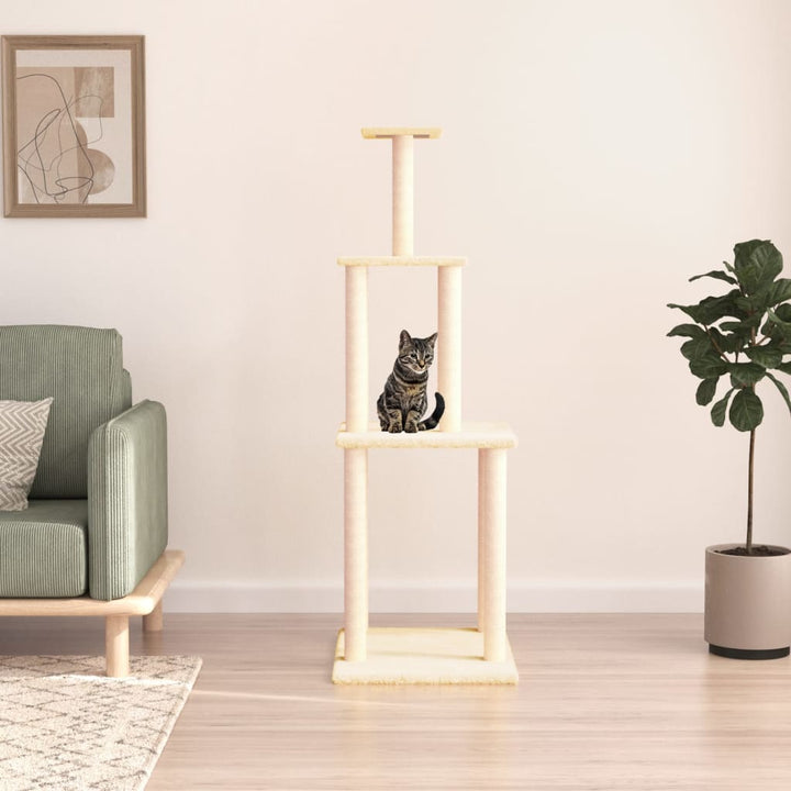 Arbre À Chat Avec Griffoirs En Sisal 149 Cm