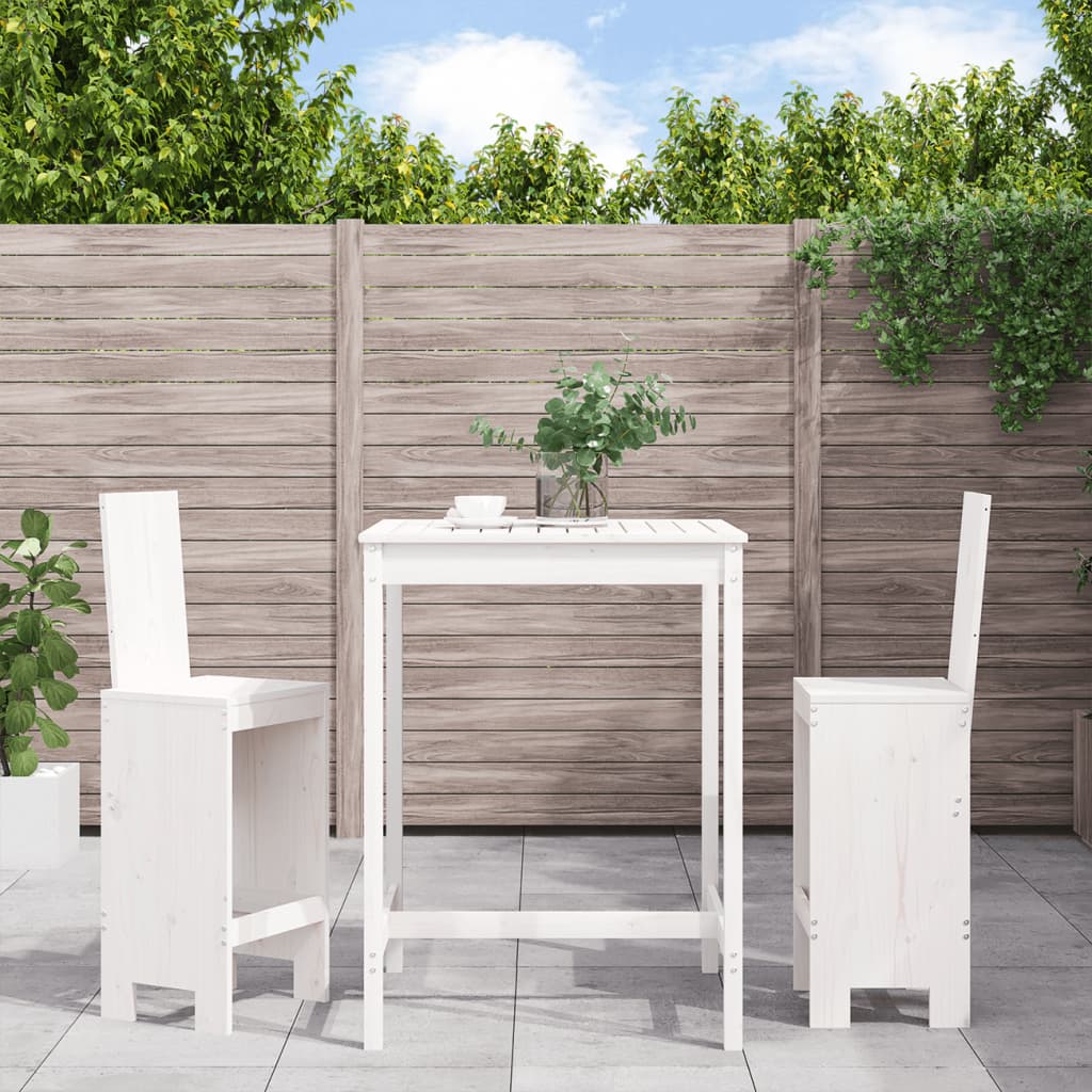 Ensemble De Bar De Jardin 3 Pcs Bois Massif De Douglas
