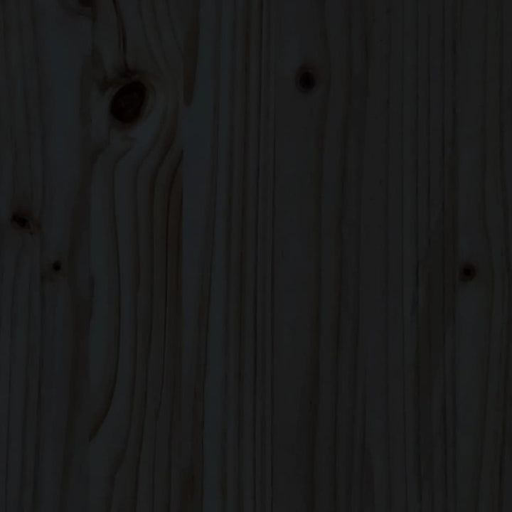 Ensemble De Bar De Jardin 5 Pcs Noir Bois De Pin Massif