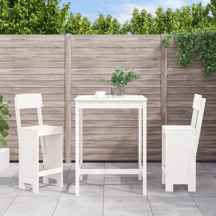 Ensemble De Bar De Jardin 3 Pcs Bois Massif De Douglas
