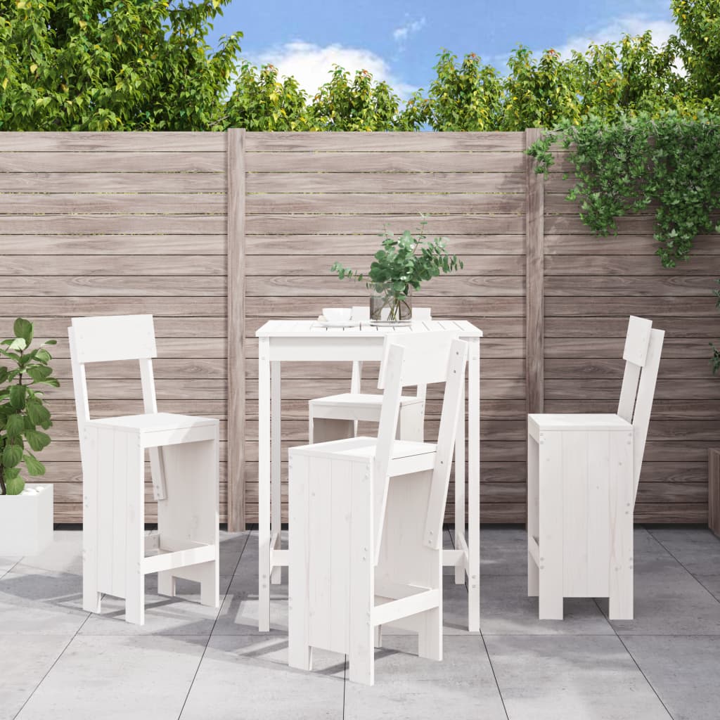 Ensemble De Bar De Jardin 5 Pcs Bois Massif De Douglas