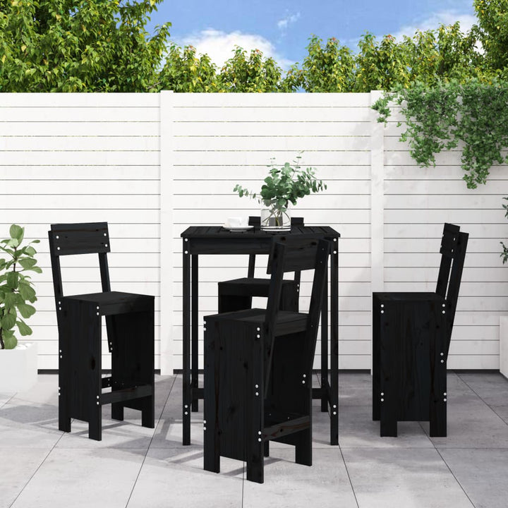 Ensemble De Bar De Jardin 5 Pcs Bois Massif De Douglas