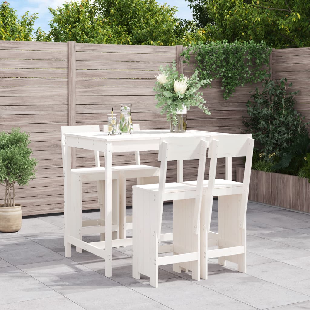 Ensemble De Bar De Jardin 5 Pcs Bois Massif De Douglas