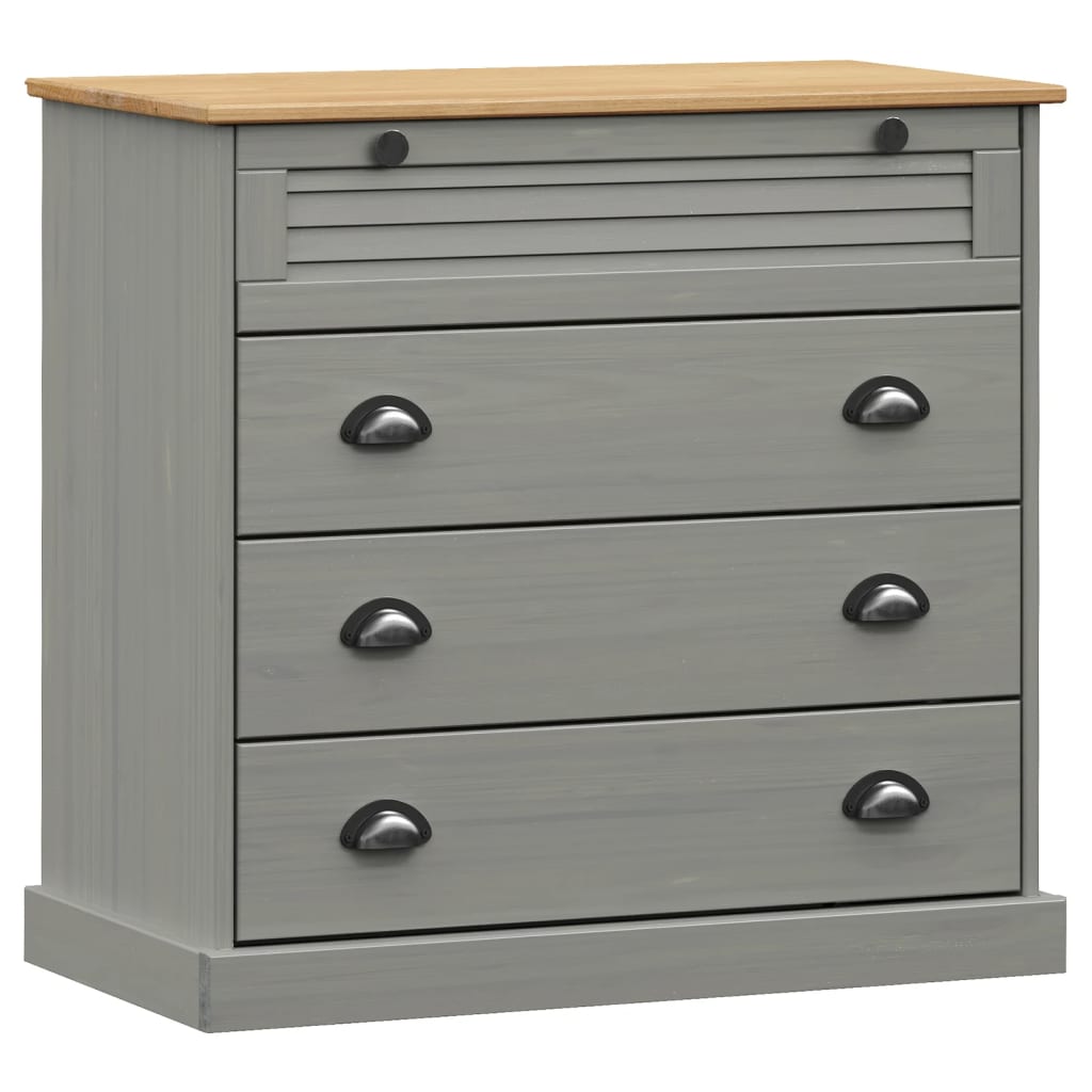 Commode Vigo 80X40X76 Cm Bois Massif De Pin