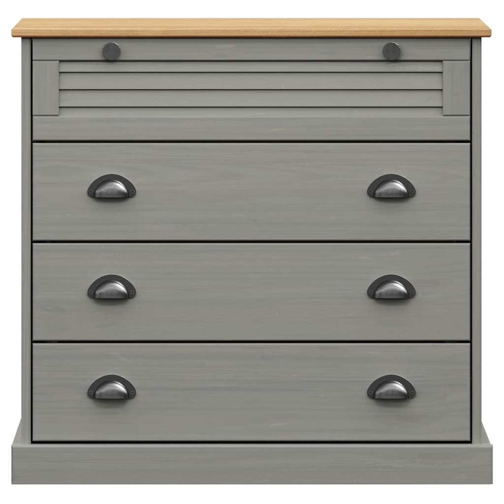 Commode Vigo 80X40X76 Cm Bois Massif De Pin