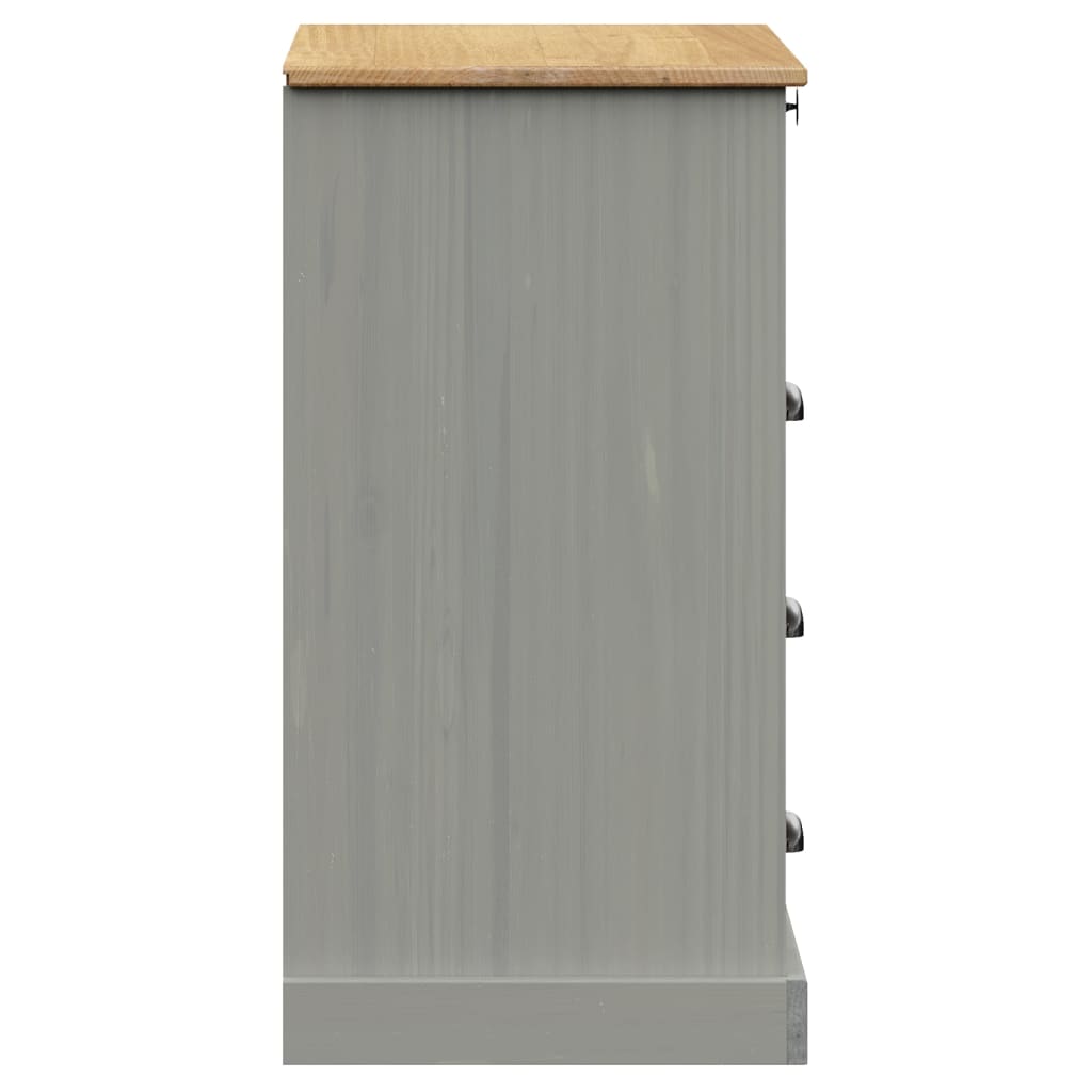 Commode Vigo 80X40X76 Cm Bois Massif De Pin