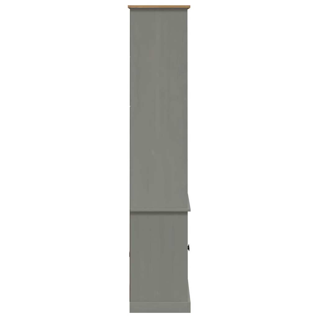 Bibliothèque Vigo 85X35X170 Cm Bois Massif De Pin