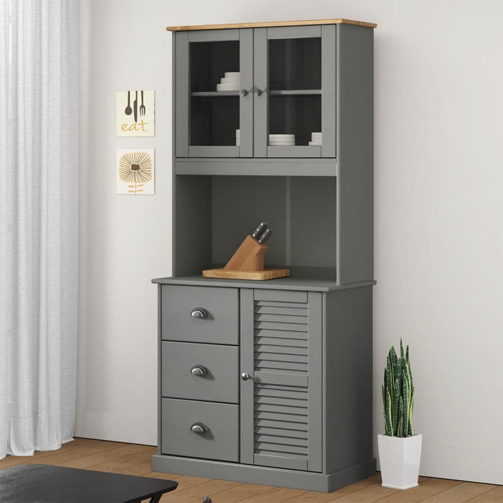 Dessus De Commode Vigo 78X30X100 Cm Bois Massif De Pin