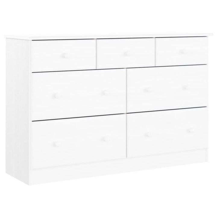 Commode Alta 112X35X73 Cm Bois Massif De Pin