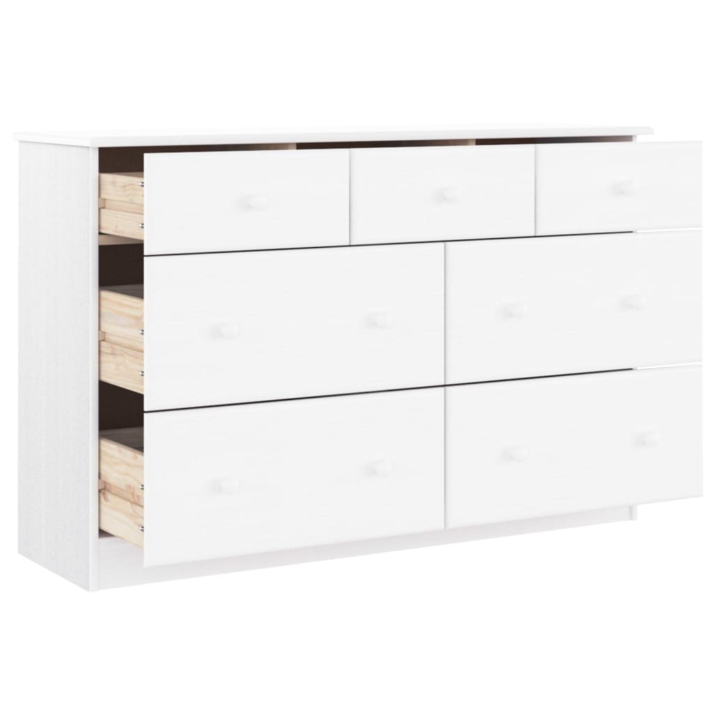 Commode Alta 112X35X73 Cm Bois Massif De Pin