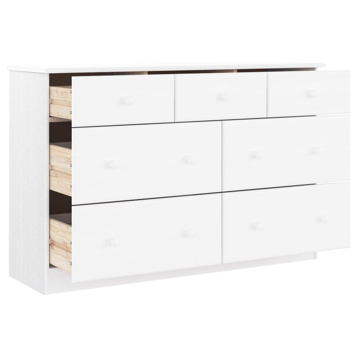 Commode Alta 112X35X73 Cm Bois Massif De Pin