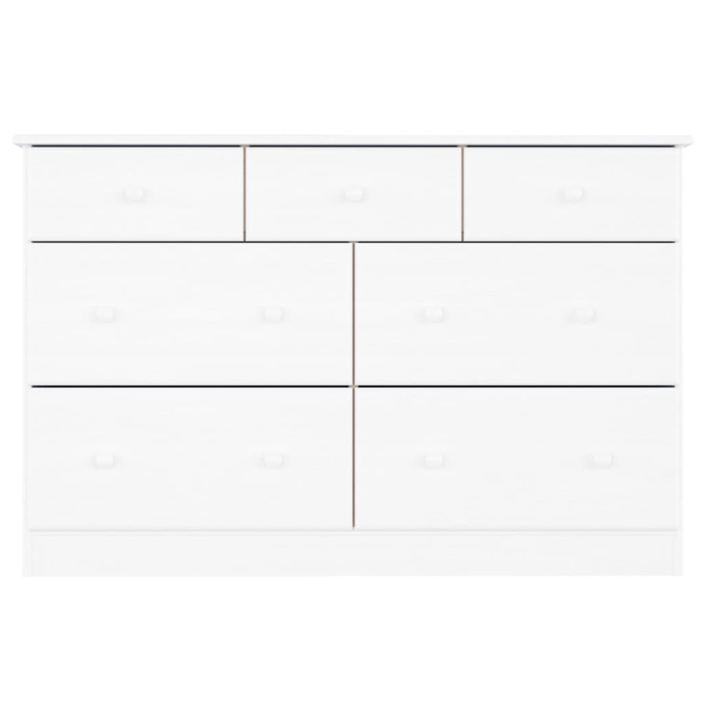 Commode Alta 112X35X73 Cm Bois Massif De Pin