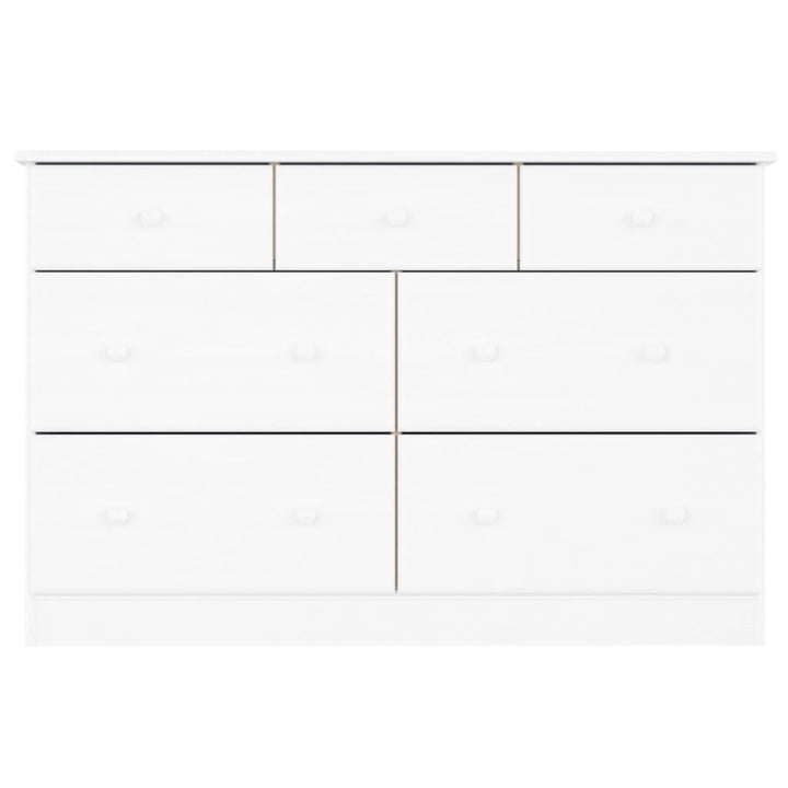 Commode Alta 112X35X73 Cm Bois Massif De Pin