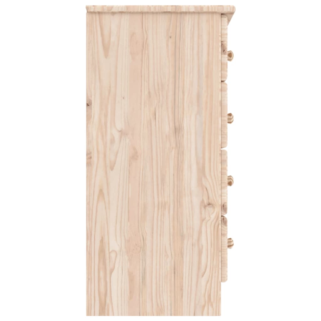 Commode Alta 77X35X73 Cm Bois Massif De Pin