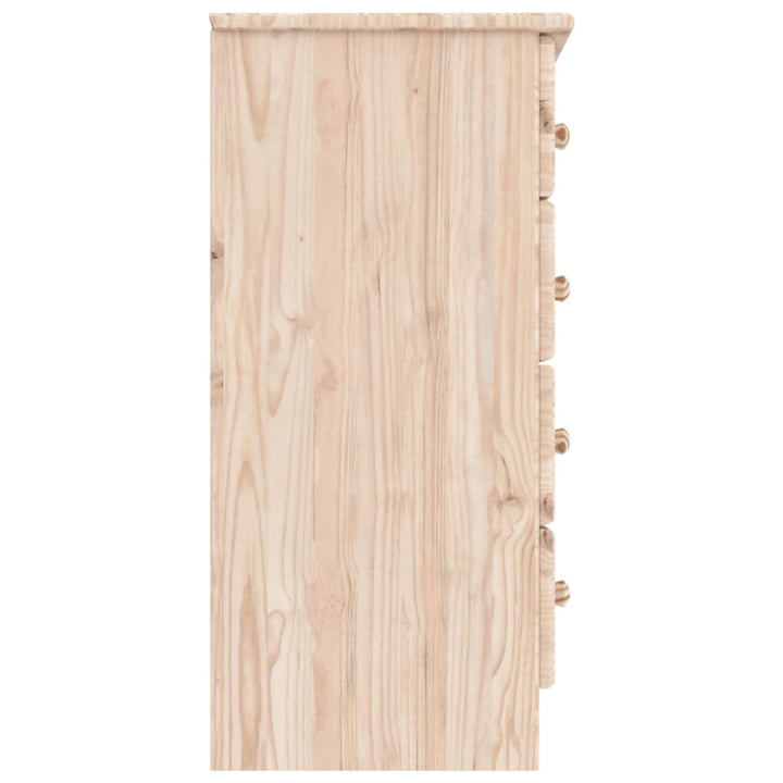 Commode Alta 77X35X73 Cm Bois Massif De Pin
