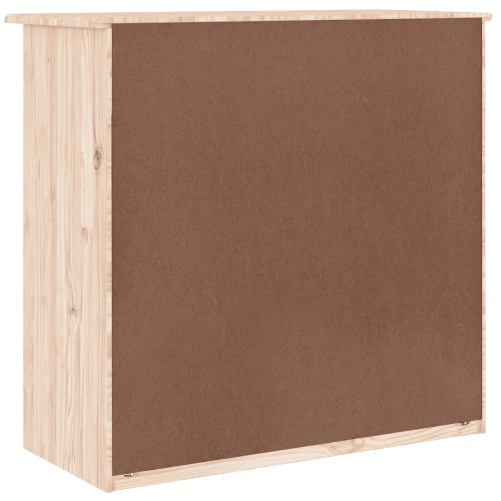 Commode Alta 77X35X73 Cm Bois Massif De Pin