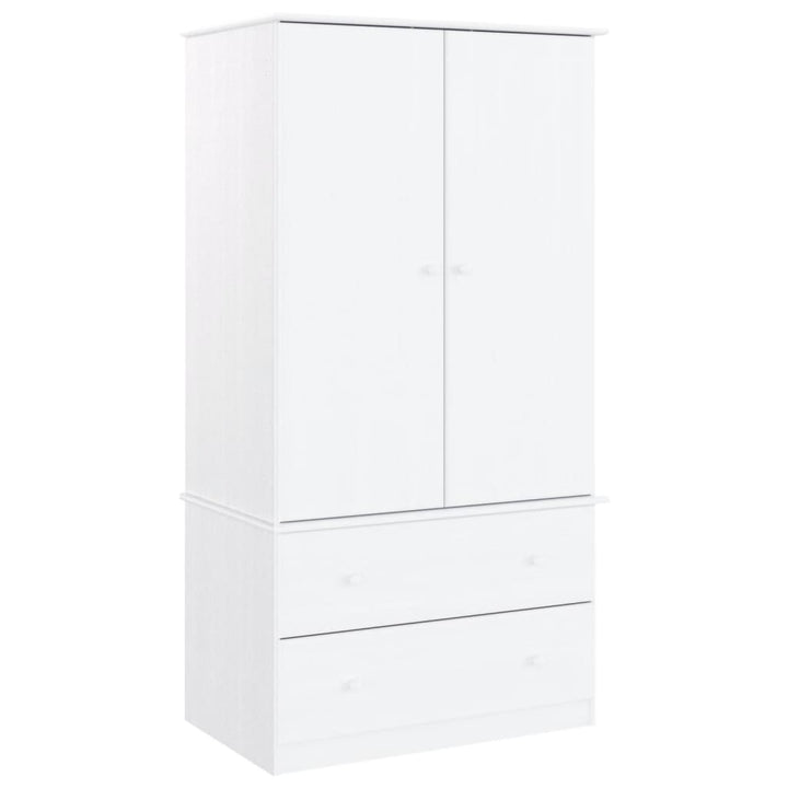 Garde-Robe Alta 90X55X170 Cm Bois Massif De Pin