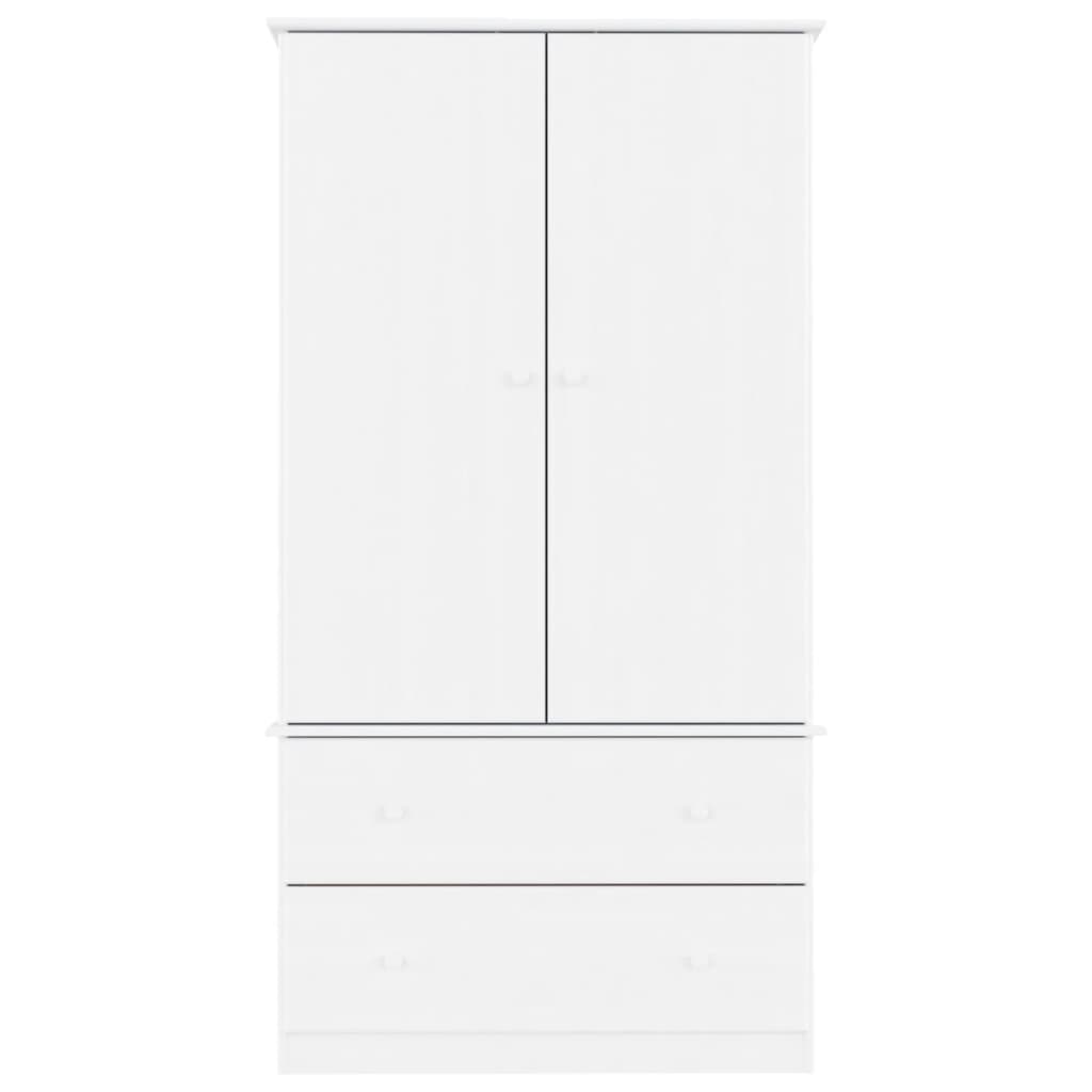 Garde-Robe Alta 90X55X170 Cm Bois Massif De Pin