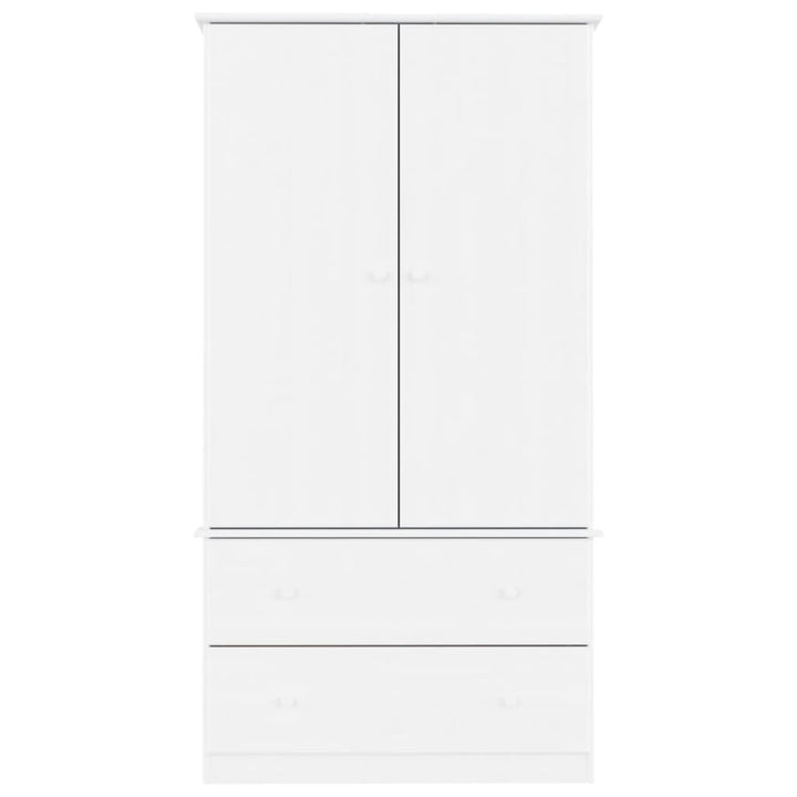 Garde-Robe Alta 90X55X170 Cm Bois Massif De Pin